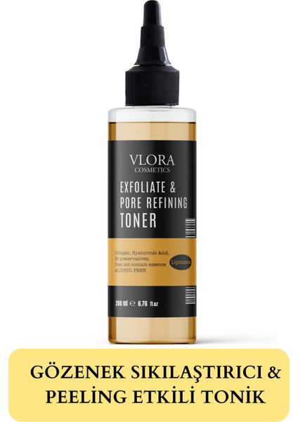 Vlora Tonik 200 ml ( Hyalüronik Asit + + Bitkisel Kök Hücre)