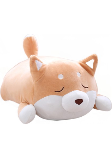60 cm Sevimli Shiba Inu Köpek Peluş Oyuncak - Kahverengi (Yurt Dışından)