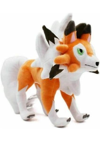 Sld 12 Lycanroc Alacakaranlık Formu Kurt Peluş Oyuncak - Beyaz (Yurt Dışından)