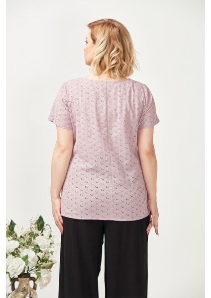 3249 Omuz Fırfırlı Şifon Büyük Beden Şık Bluz Sarı fiyatları