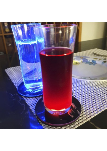 Işıklı Müslüm Gürses Temalı Herkesin Acısı Sevgisi Kadar Bardak Altlığı 6 Lı