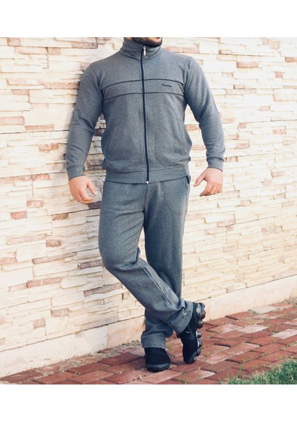 Tam Fermuarlı Antrasit Eşofman Takımı fiyatları