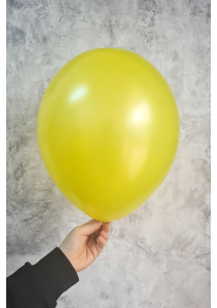 Sarı Balon 10 Adet - 12 Inc 30 cm Parti Balonu