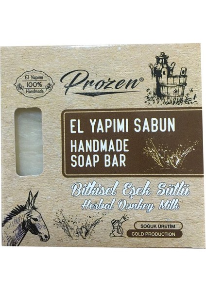 El Yapımı Sabun Bitkisel Eşek Sütlü 140 Gr