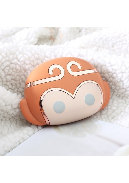 USB Şarjlı Taşınabilir Mini El Isıtıcısı - Kahverengi (Yurt Dışından)