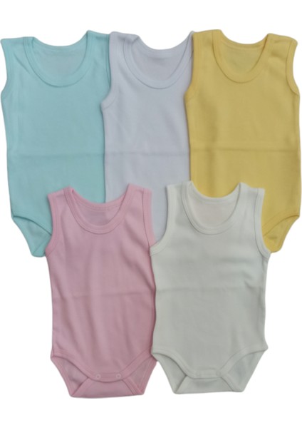 Askılı Basic Bisiklet Yaka Atlet Çıtçıtlı Badi 5li Paket 0-48 Ay fiyatları