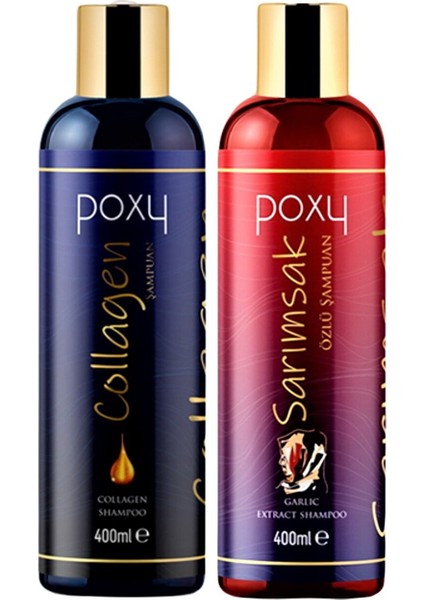 Collagen Biotin Şampuan 400 ml Kapalı Saçlar Özel Sarımsak Özlü Şampuan 400 ml