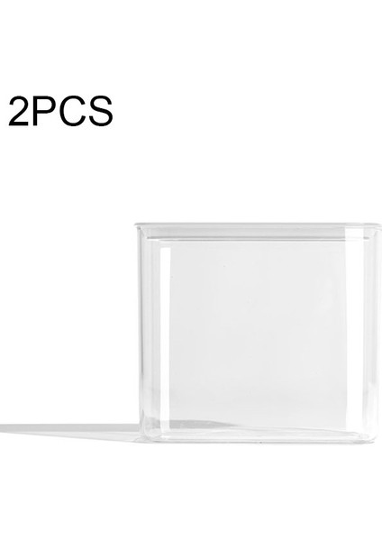 2 Adet Kapaklı Saklama Kutusu - Bej (Yurt Dışından)