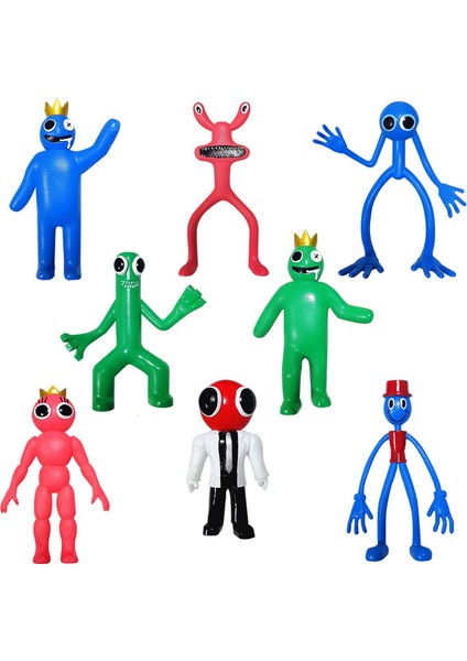8 Adet Rainbow Friends Figür Oyun Modeli Oyuncak (Yurt Dışından)