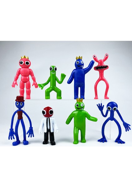 8 Adet Rainbow Friends Figür Oyun Modeli Oyuncak (Yurt Dışından)