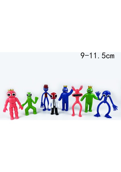 8 Adet Rainbow Friends Figür Oyun Modeli Oyuncak (Yurt Dışından)