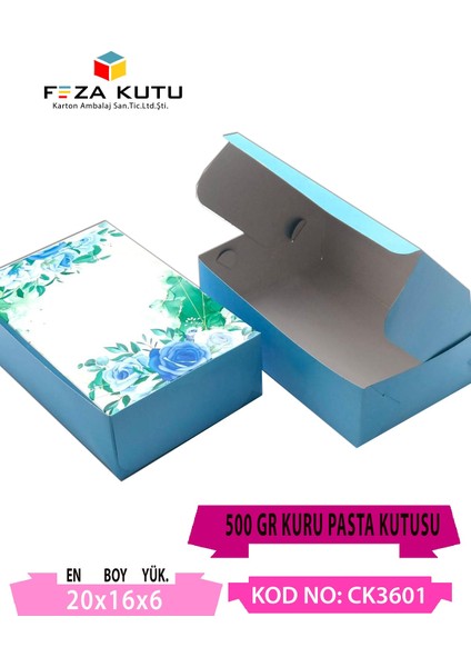 Kuru Pasta Kutusu 500 gr ( 50 Adet )