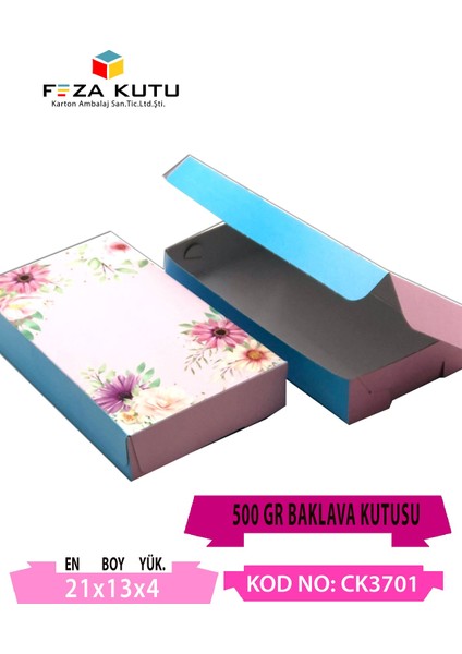 Baklava Kutusu 500 gr ( 50 Adet )