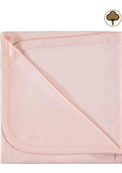 Organik Tek Kat Battaniye 95X85 cm Pembe fiyatları