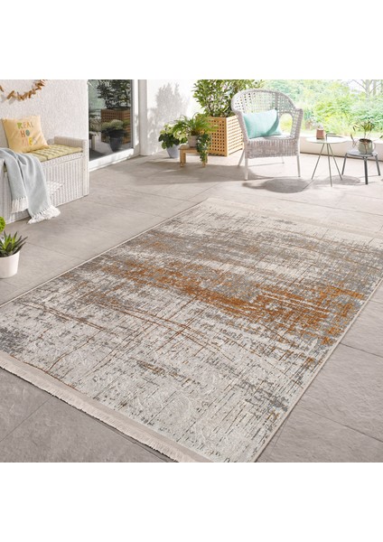Renkli Zeminde Modern Motifli Halı Desenli Vintage Eskitme Motifli Dijital Baskılı Makinede Yıkanabilir Kaymaz Taban Saçaklı Halı fiyatları