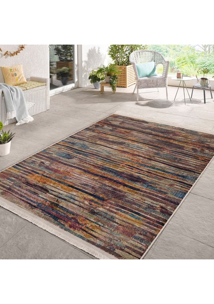 Patchwork Zeminde Örgü Motifli Geleneksel Desenli Vintage Klasik Dijital Baskılı Makinede Yıkanabilir Kaymaz Taban Saçaklı Halı modelleri