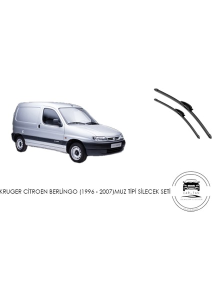 Citroen Berlingo (1996 - 2007)MUZ Tipi Silecek Seti