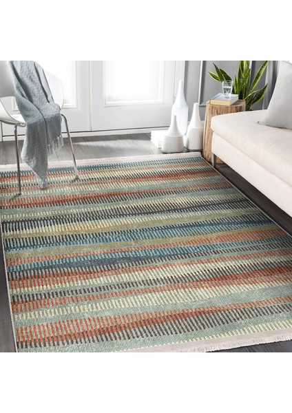 Patchwork Zeminde Örme Motifli Kilim Desenli Klasik Dijital Baskılı Makinede Yıkanabilir Kaymaz Taban Saçaklı Halı modelleri