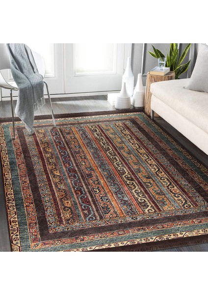 Patchwork Zeminde Hereke Motifli Kilim Desenli Avangarde Klasik Dijital Baskılı Makinede Yıkanabilir Kaymaz Taban Saçaklı Halı indirimleri