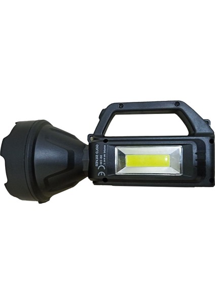 Gold Silver GS230 Şarjlı USB LED El Feneri Kamp Spor Lambası 7 W modelleri