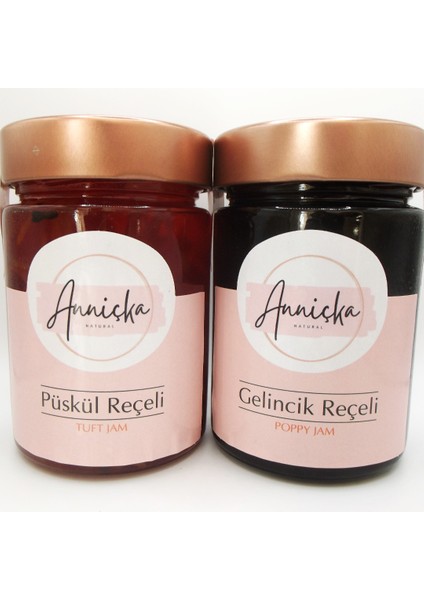 Anniçka Püskül ve Gelincik Reçeli 2X400 gr