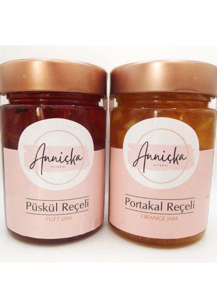 Anniçka Püskül ve Portakal Reçeli 2X400 gr