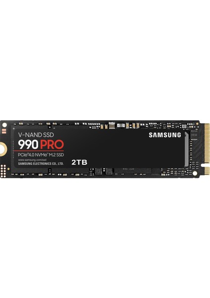 2TB SAMSUNG 990 PRO 7450/6900MB/s M.2 NVMe MZ-V9P2T0BW (Resmi Distribütör Garantili)