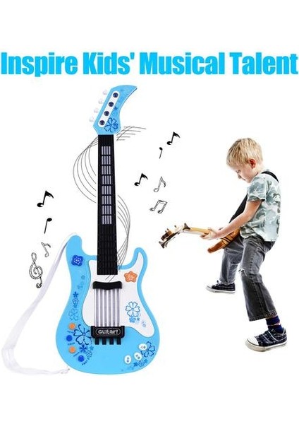 Çocuklar Küçük Gitar Ritim Işıkları ve Sesler ile Eğlenceli Eğitim (Yurt Dışından) fiyatları