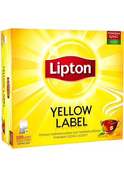Yellow Label Bardak Çay 100 Lu x 6 Adet