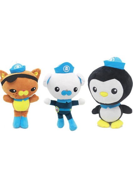 Octonauts Peluş Oyuncak Barnacles Kwazii Peso Doktor Bebek 25 cm(Yurt Dışından)