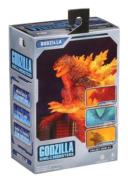 Godzilla Playmates, Monstervers, Figure, Dev(Yurt Dışından)