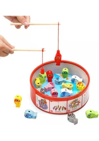 Çocuklar Manyetik Balıkçılık Oyuncak Bebek (Yurt Dışından)
