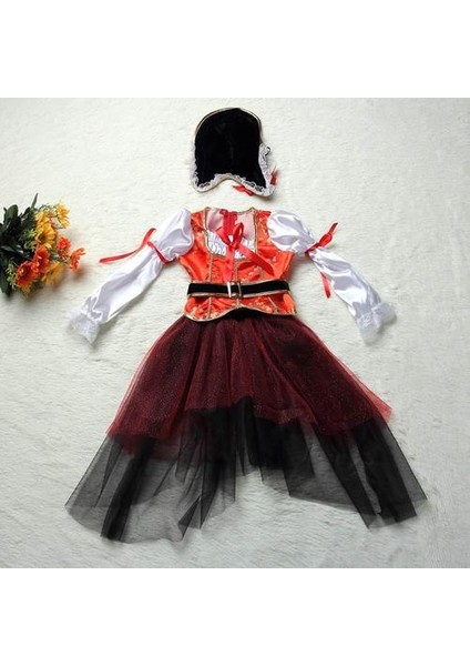 L Cadılar Bayramı Noel Korsan Kostümleri Kız Parti Çocuklar İçin Cosplay Kostüm Çocuk Performans Giydirme | (Yurt Dışından) fiyatları
