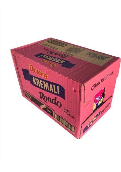 Rondo Klasic Çilekli Kremalı 61 gr x 24 Adet