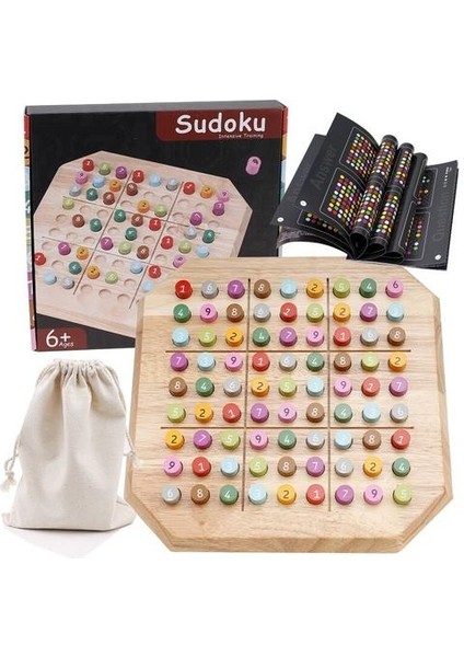 Sudoku Oyuncak Eğitim Akıllı Ahşap Tahta Oyunu Oyuncaklar(Yurt Dışından)