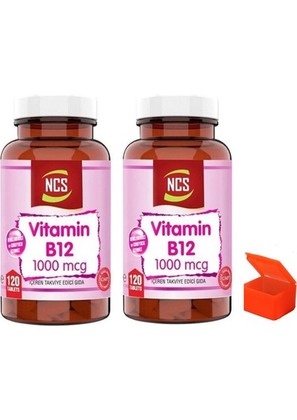 Vitamin B12 1000MCG 240 Tablets + Hap Kutusu
