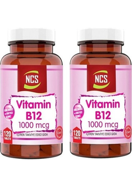 Vitamin B12 1000MCG 240 Tablets + Hap Kutusu modelleri
