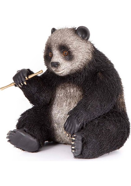 Pirinç Kürklü Panda Heykeli