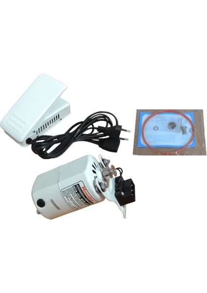 Ev Tipi Aile Dikiş Makinesi Motoru (Beyaz) 220V - 100W / 63HF-100