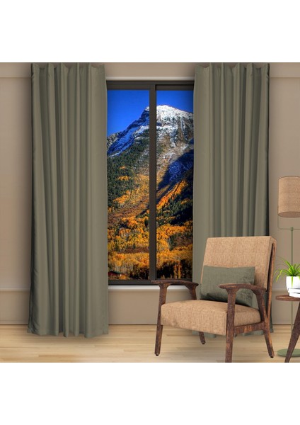 Blackout (Karartma) Fon Perde-Güneşlik Pilesiz Extraforlu Düz Dikim 170 x 230 cm modelleri