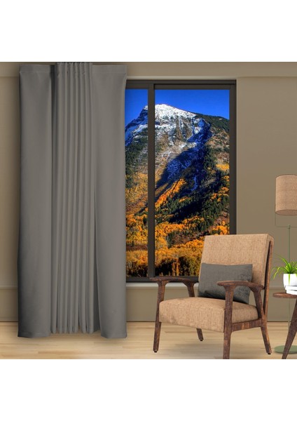 Blackout (Karartma) Fon Perde-Güneşlik Pilesiz Extraforlu Düz Dikim 170 x 230 cm indirimleri