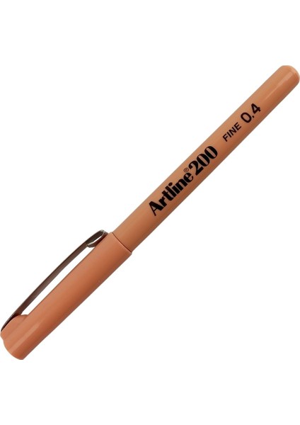 Fine Keçe Uçlu Yazı Kalemi 0.4mm Kayısı