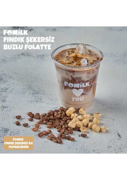 Fındık Sütü 200 Ml X10 Glutensiz Bitkisel Bazlı Laktozsuz Vegan Şekersiz