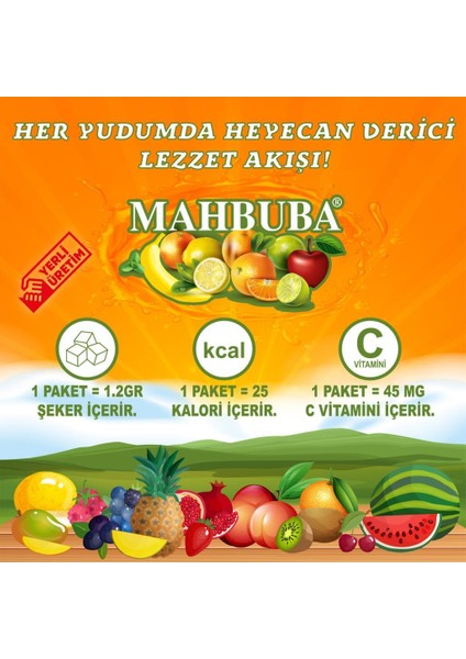 Elma Aromalı Soğuk Toz İçecek 24x9gr