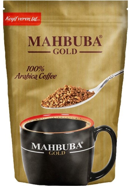 Coffee Çözünebilir %100 Arabica Gold Kahve Tam Kıvamında 100gr