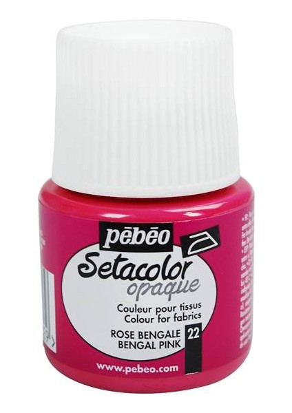 Light Fabric (Transparan) Kumaş Boyası 22 Bengal Pınk 45 ml