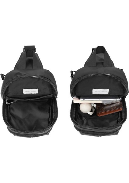 Smartbags Gumi Kumaş Vücut Çantası 2022-8655 Siyah fırsatları