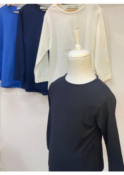 Erkek Çocuk Lazer Kesim Basic T-Shirt 0360 Siyah fiyatları