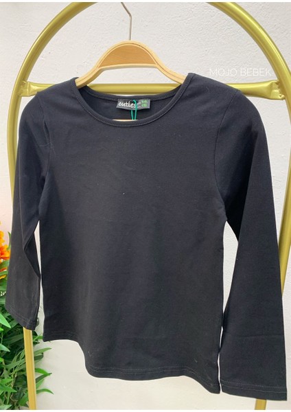 Kız Çocuk Basic Uzun Kol T-Shirt 3090 Siyah modelleri