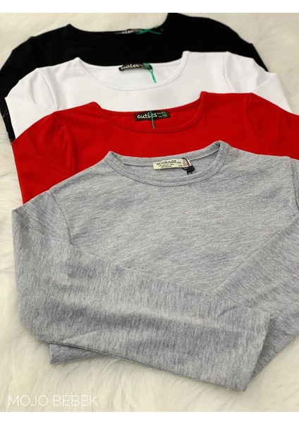 Kız Çocuk Basic Uzun Kol T-Shirt 3090 Siyah fırsatları